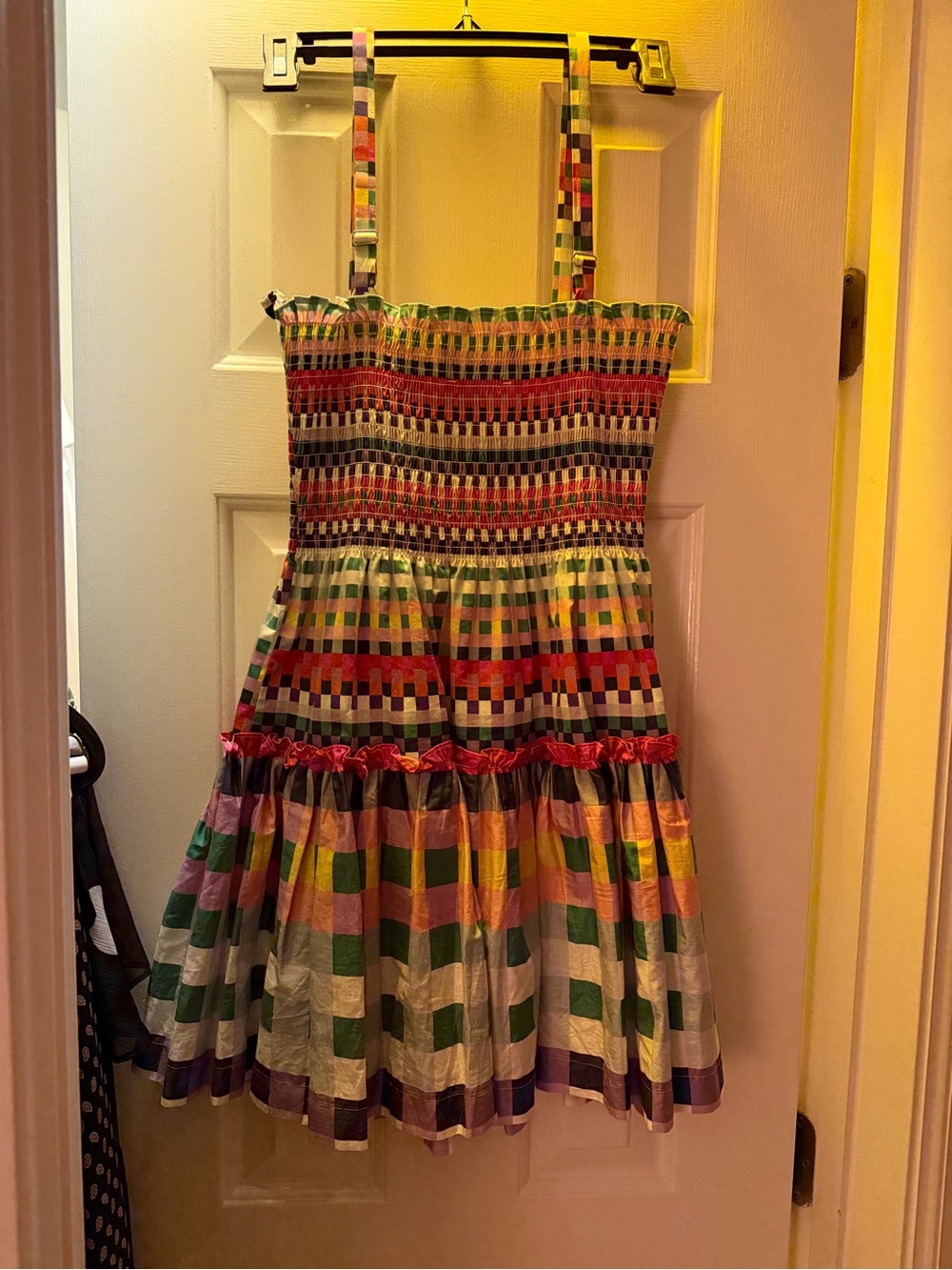 Hill House Home Seraphina Mini Nap Dress in Multi Gingham - Picture 4 of 5